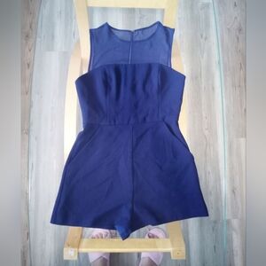 BCBGeneration Navy Sleeveless Romper